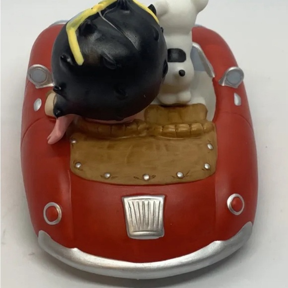 SANKYO Vintage 1999 Betty Boop Convertible Car w/Pudgy Dog SF Music BX - Picture 3 of 6